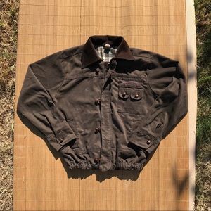HEAVY DUTY BROWN VINTAGE BOMBER JACKET